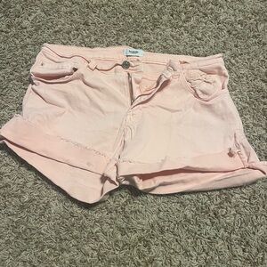 Pink Jean Shorts